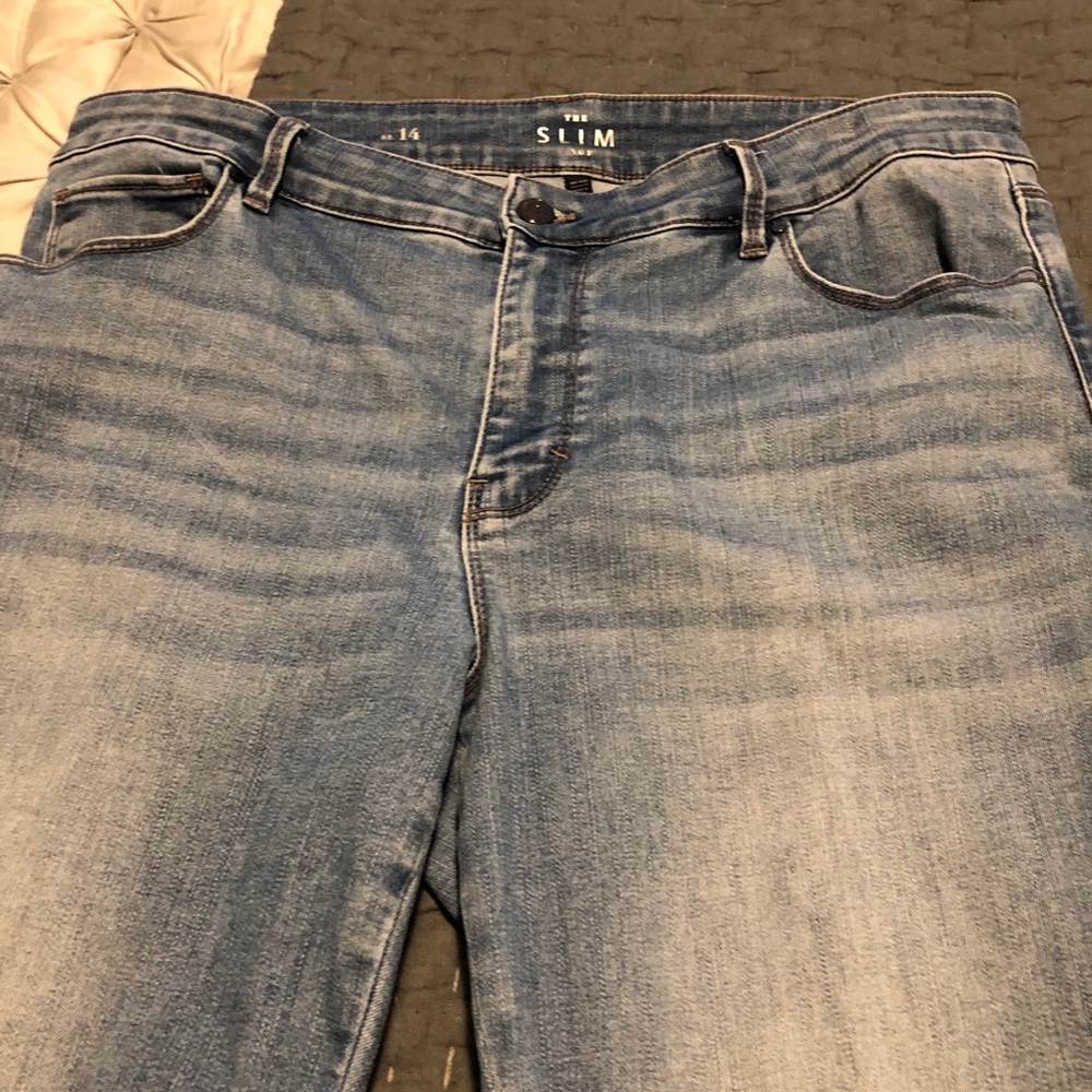 Whitehouse Black Market Embellished Ankle Jeans